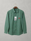 Teal solid casual cotton shirt for men, button-down collar