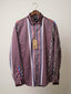 Casual Shirt | C  2176 Purple White Strips