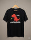 T Shirt | C 2465  Black Ptinted