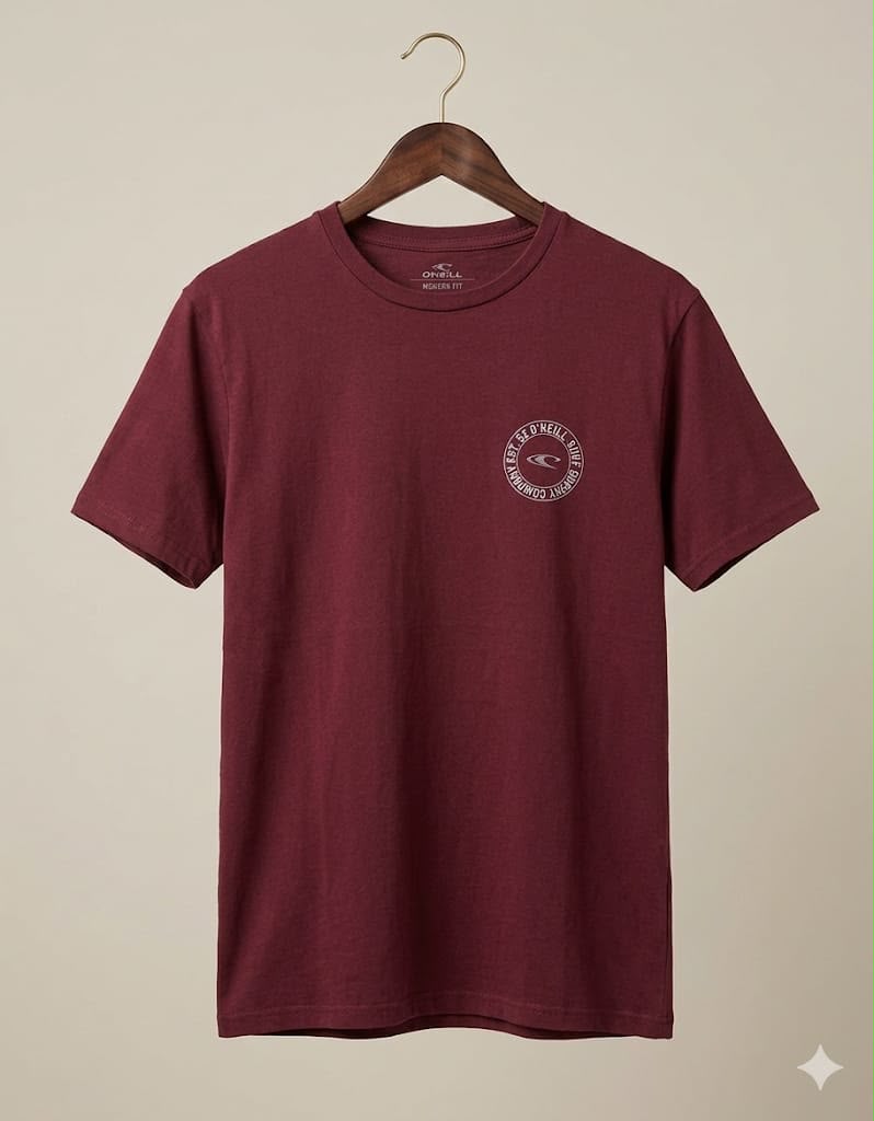 T Shirt | C 2527 maroon color Main image