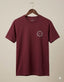 T Shirt | C 2527 maroon color