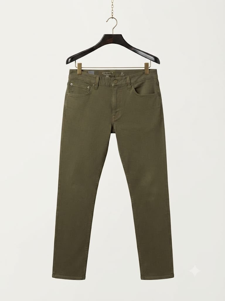 Slim Fit | C 2784 Olive Green Pant Main image