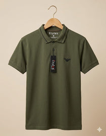 Polo Shirt With Armani Logo