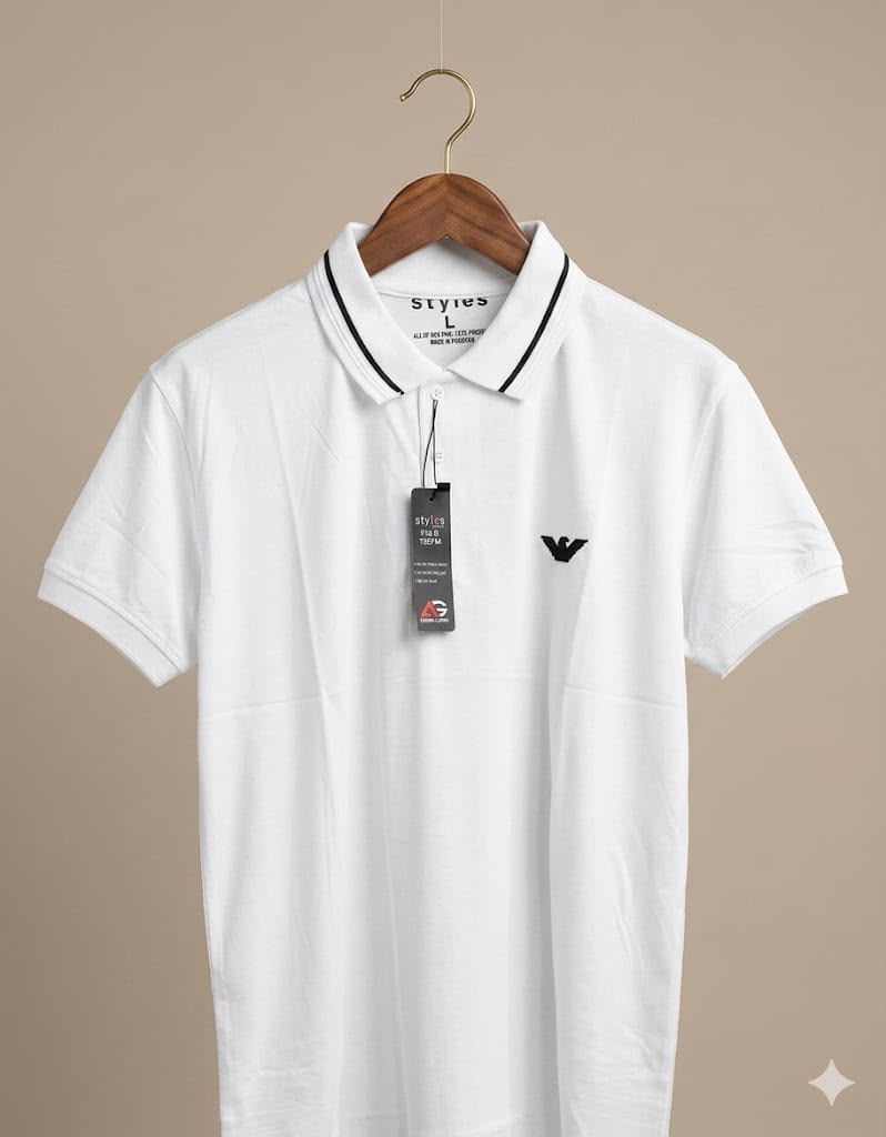 Polo Shirt With Armani Logo
