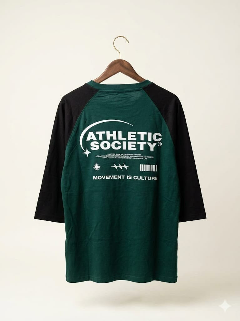 green drop shoulder
