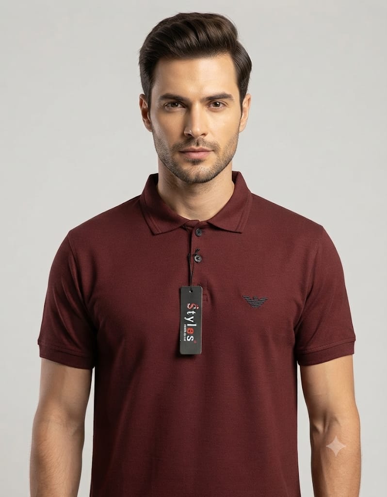 polo t shirt armani logo